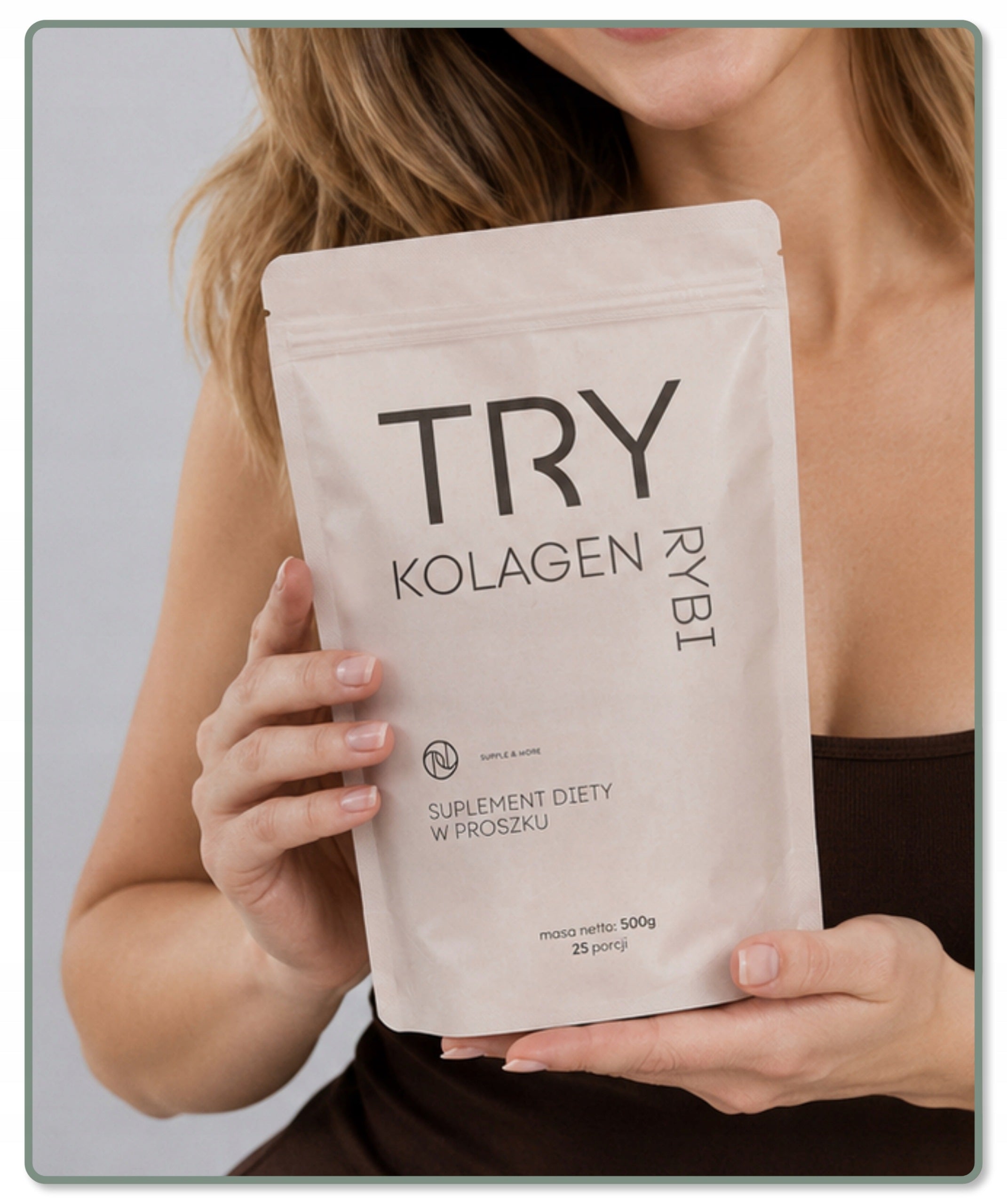 COLLAGEN FISH HYDROLYZED POWDER 20 000 MG 100% SKIN HAIR JOINTS 500G Form powder