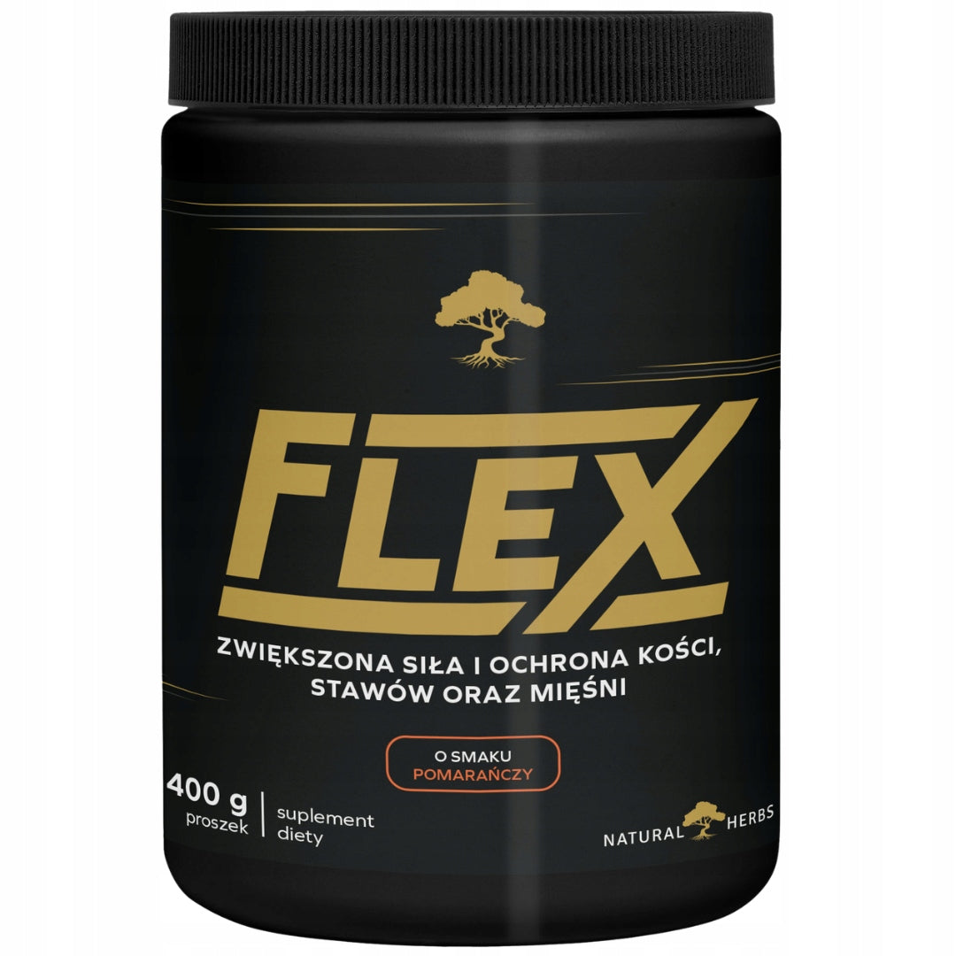 COLLAGEN FLEX with Orange Flavour Protection of Bones and Joints Muscles Calcium 400 g