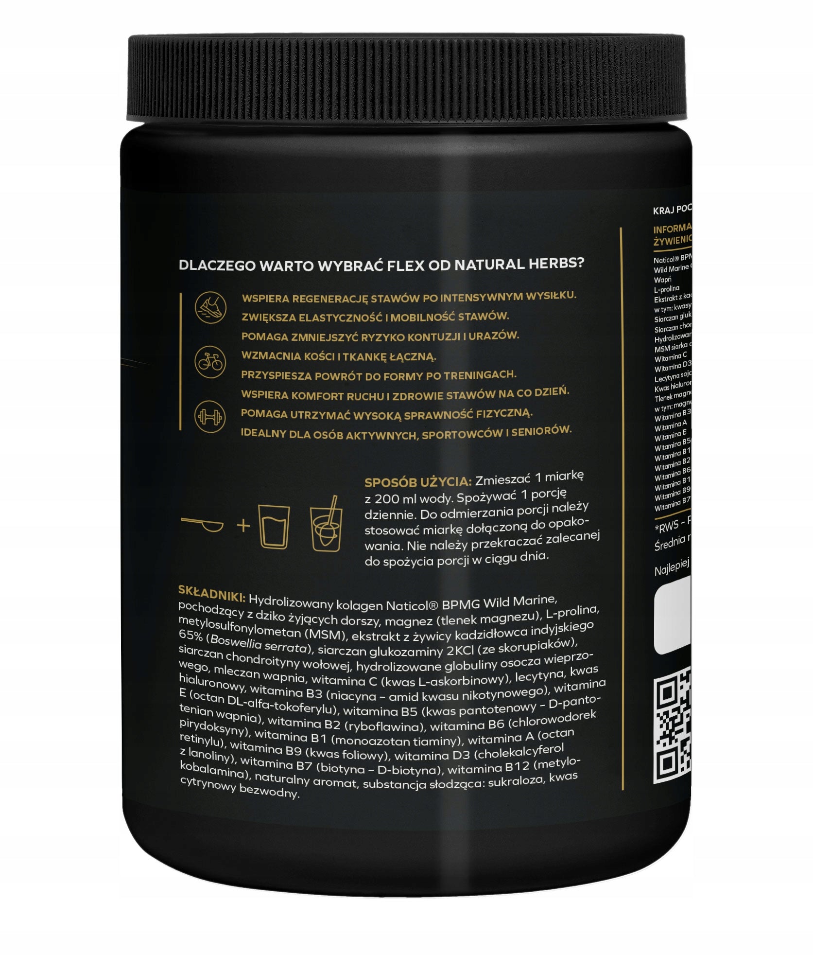COLLAGEN FLEX with Orange Flavour Protection of Bones and Joints Muscles Calcium 800 g Packaging status original