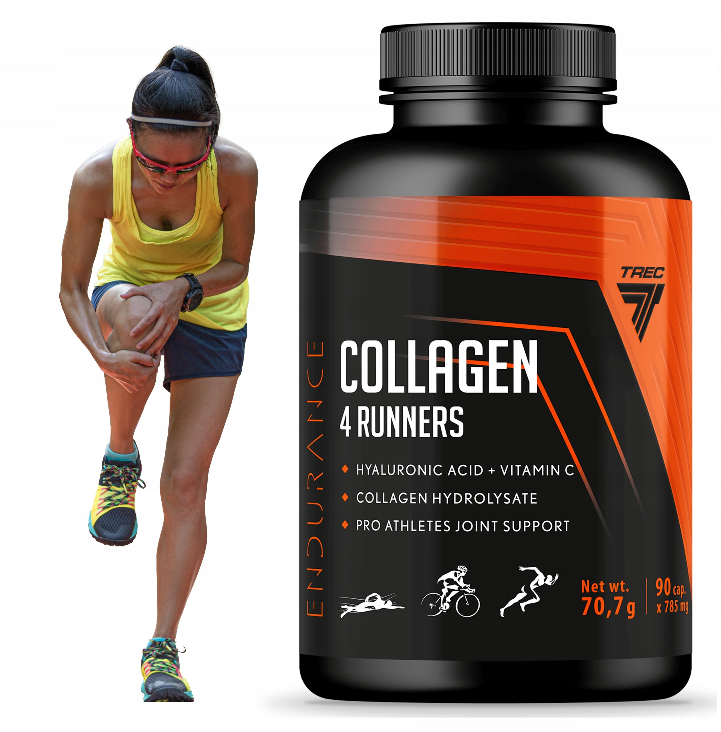 COLLAGEN FOR RUNNERS Trec Endurance Collagen 4 Runners 90 kaps. 1200mg