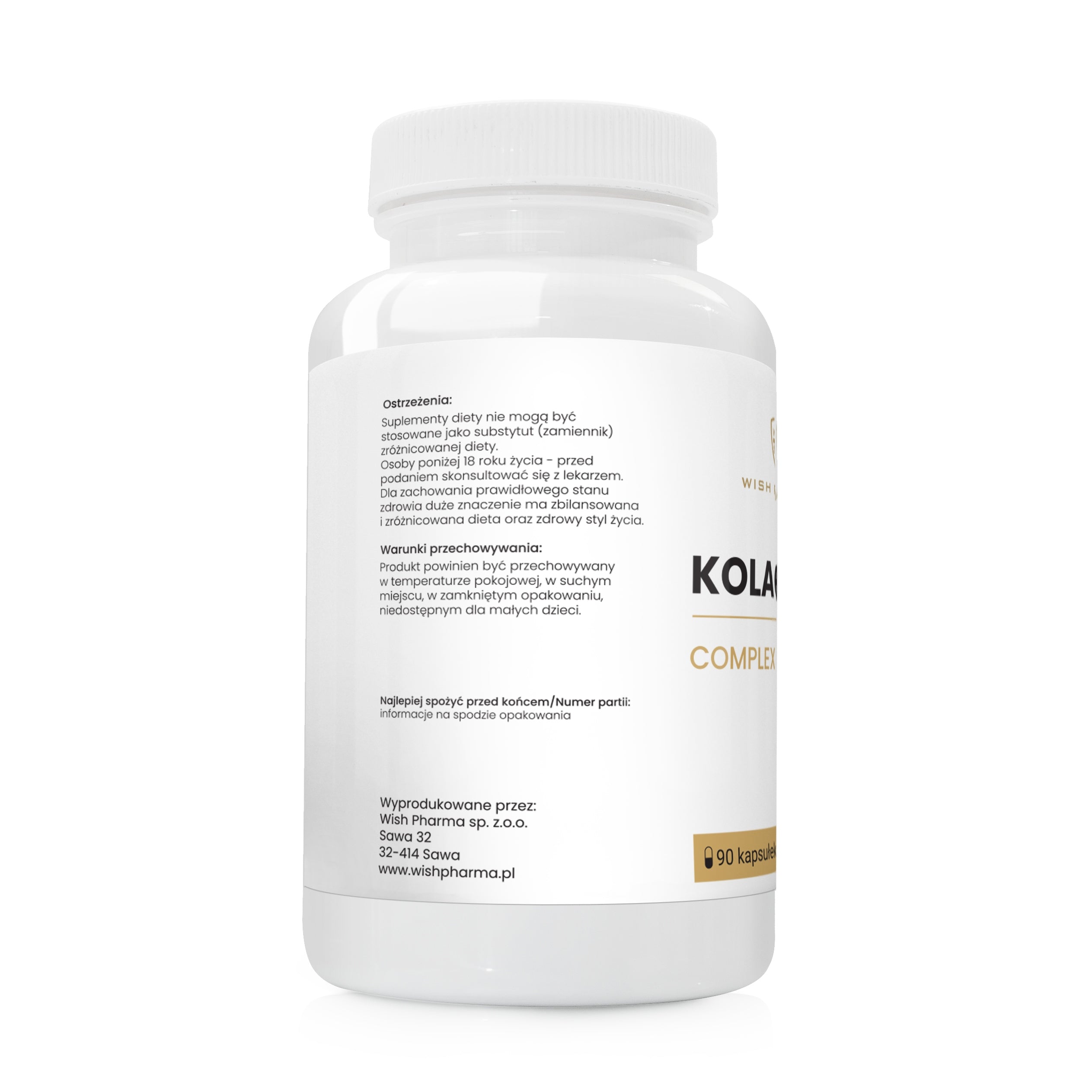 COLLAGEN Fish + Wit C + Hyaluronic Acid + Glucosamine Skin Joints 90 kap Brand no brand