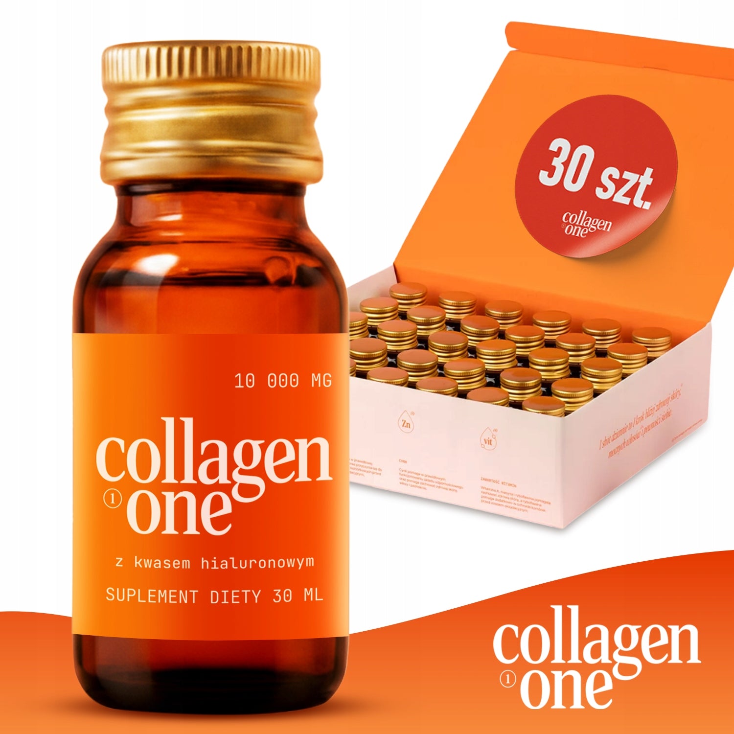 COLLAGEN LIQUID JOINT SUPPLEMENT BEEF COLLAGEN ONE 10000MG HYALURONIC 30x30ML Medical device no
