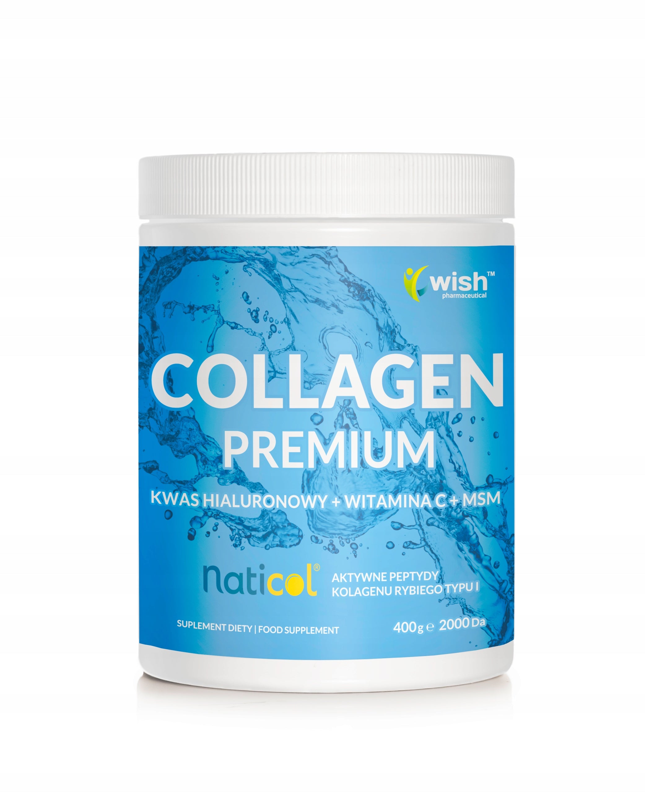 COLLAGEN Natural PREMIUM 10 000mg Supports Skin Joints HA MSM WIT C 400g