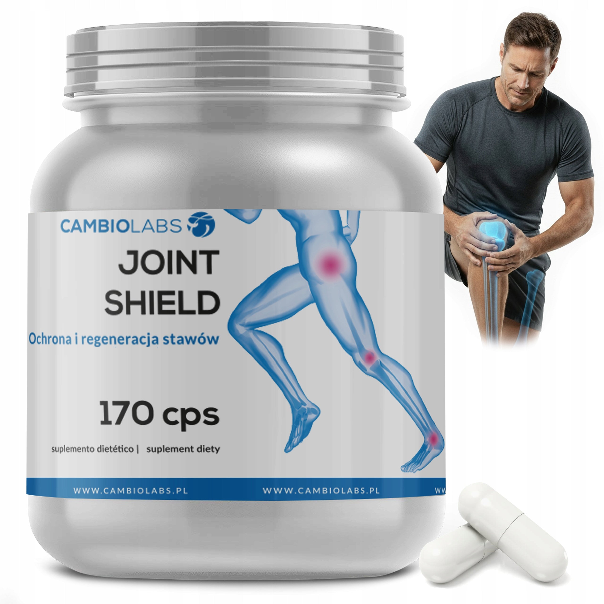COLLAGEN ON KNEES FOR JOINTS IN TABLETS type 1 and 3 - joint pain Collagen