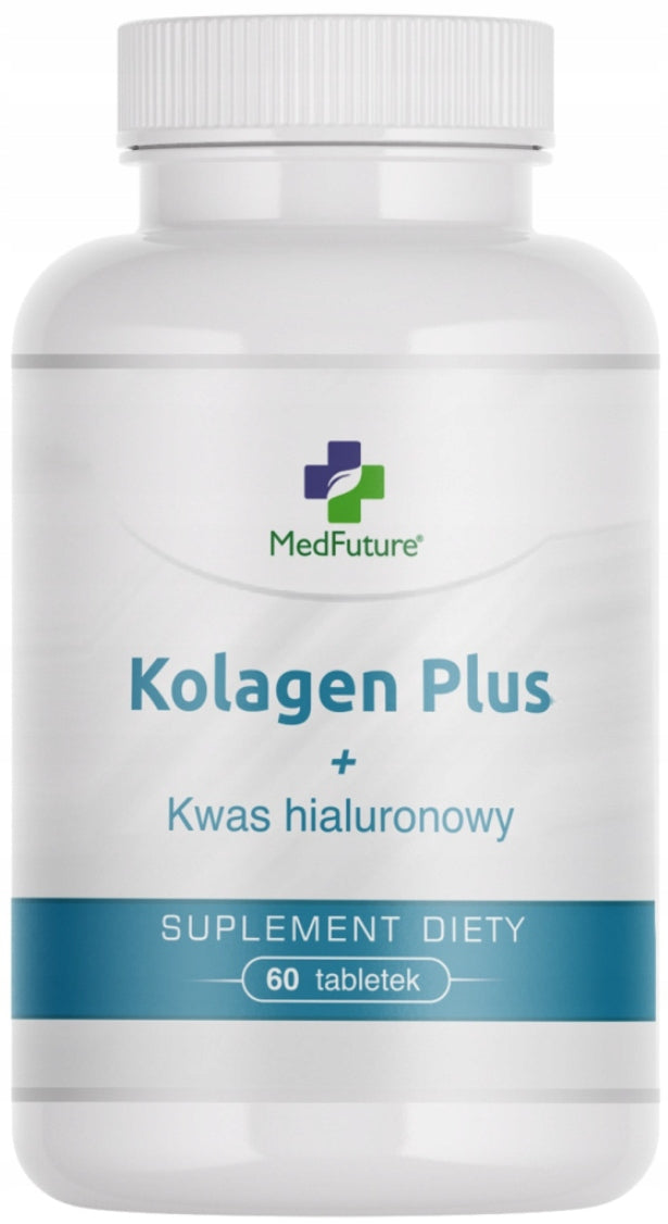 COLLAGEN PLUS + HYALURONIC ACID for joints skin Medfuture 60 tablets
