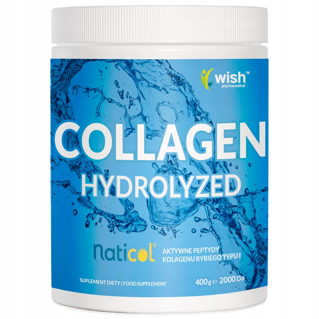 COLLAGEN Pure HYDROLYZED 11000mg Supports Skin Fish Collagen Naticol 400g