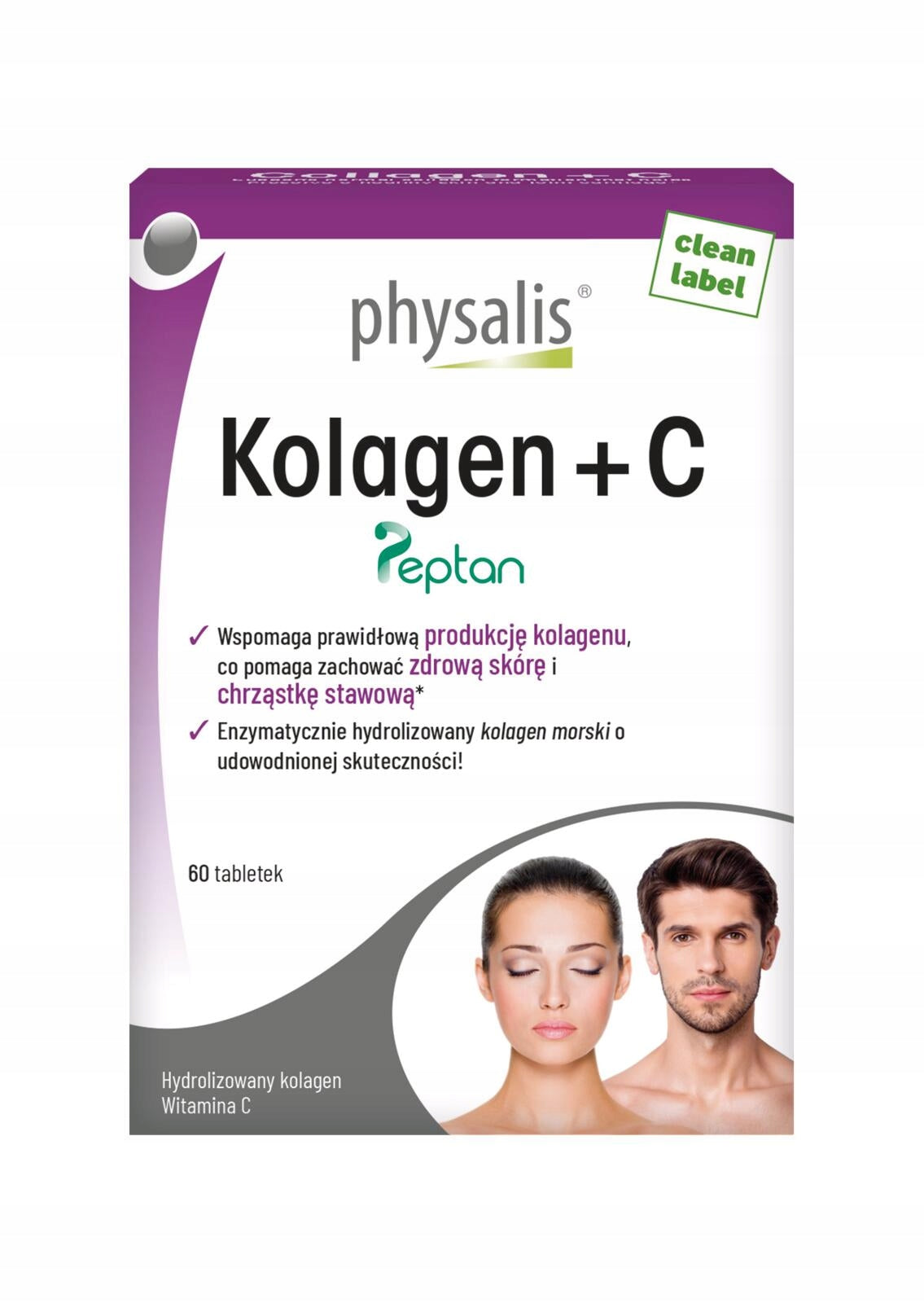 COLLAGEN + VITAMIN C 60 TABLETS - PHYSALIS