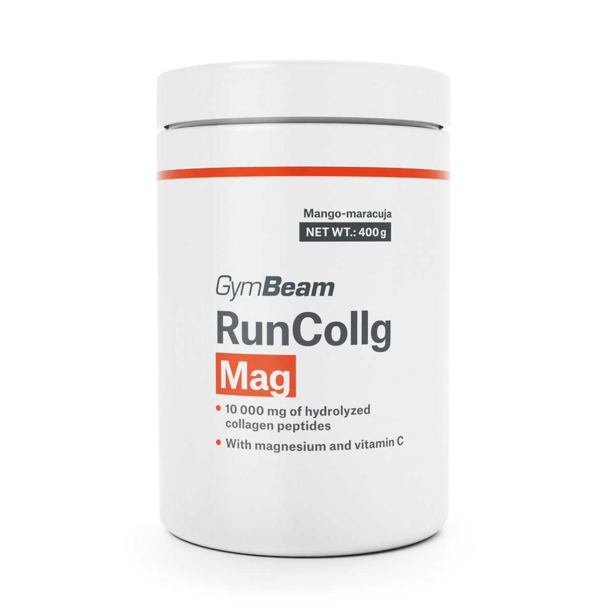 COLLAGEN VITAMIN C MAGNESIUM FOR JOINTS RUNCOLLG MAG GymBeam passion fruit mango 400g