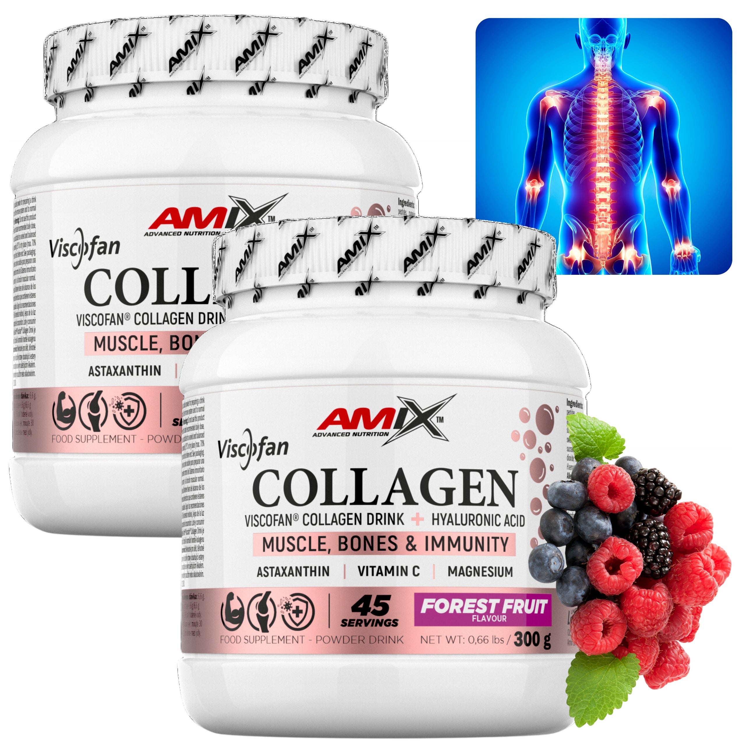 COLLAGEN for drinking BEEF FOR JOINTS Skin Hair Hyaluronic Acid Vitamin C