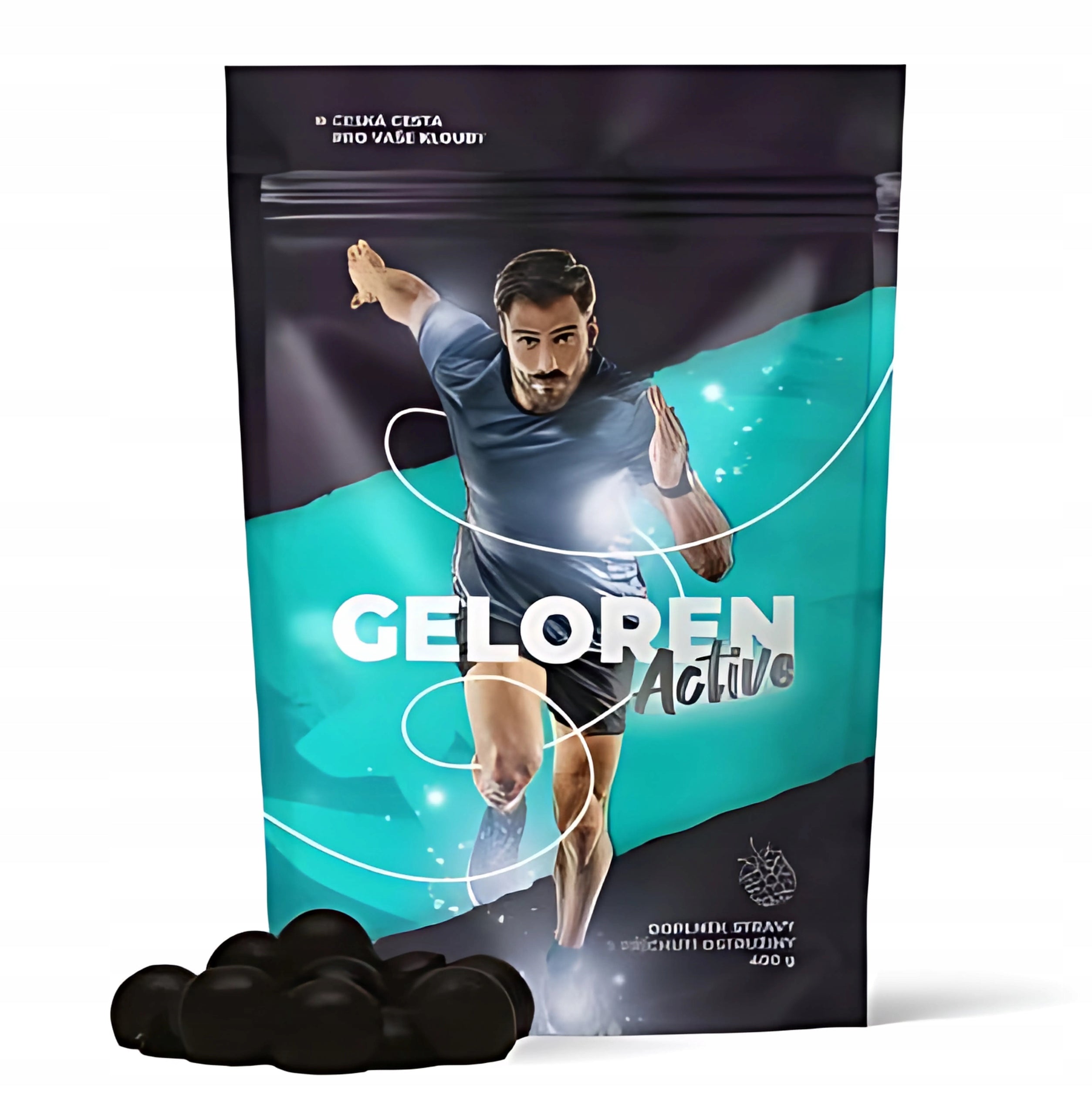 COLLAGEN for joints BONES 180pcs/820g GELOREN Active Blackberry Jelly Brand Contipro
