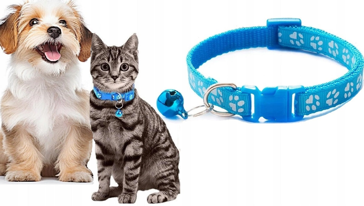 COLLAR COMFORTABLE AND SAFE FOR CAT DOG SMALL IN PAWS WITH BELL Packaging status original