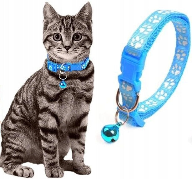 COLLAR COMFORTABLE AND SAFE FOR CAT DOG SMALL IN PAWS WITH BELL