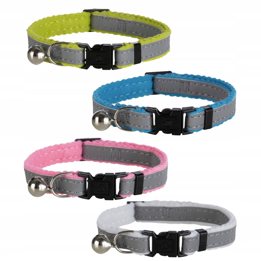 COLLAR Cat Collar with Bell REFLECTIVE Safe Clip TRIXIE 4pcs Brand Trixie