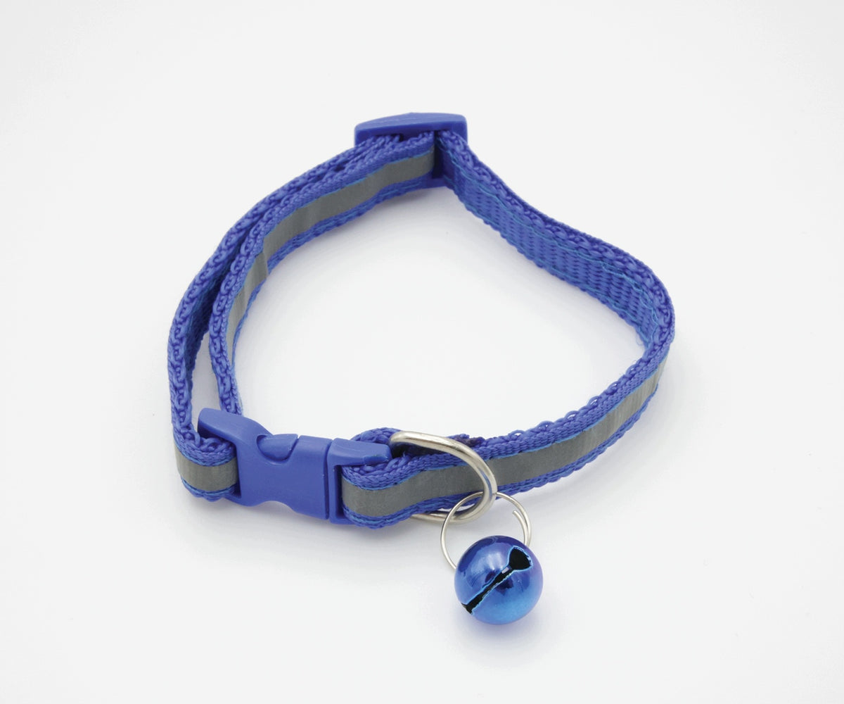 COLLAR FOR SMALL DOG CAT PUPPY WITH BELL REFLECTIVE MIX Packaging status original