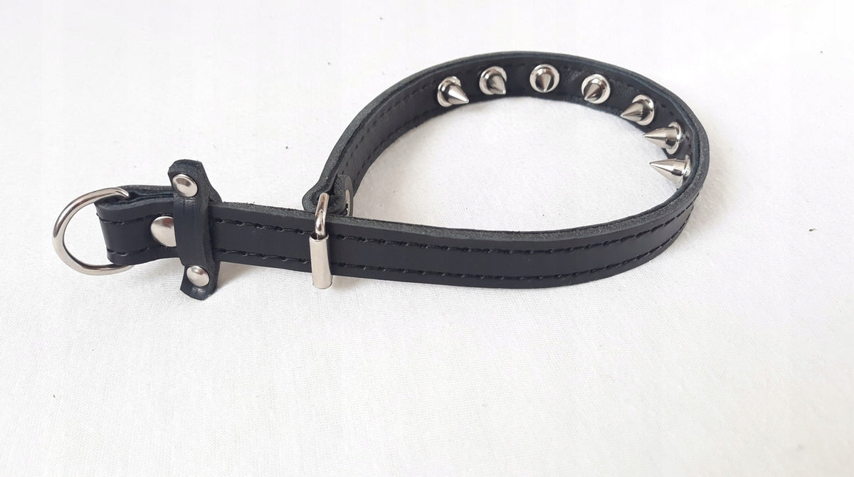 COLLAR LEATHER EARRING CLAMP SMALL BREEDS TO SIZE