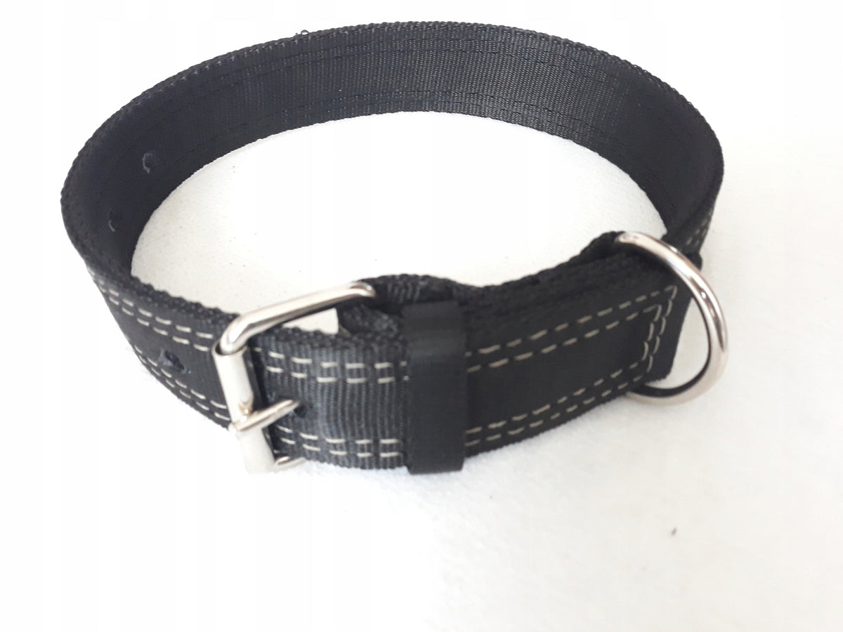 COLLAR MEGA STRONG WITH TWO STRAPS 4CM/65CM