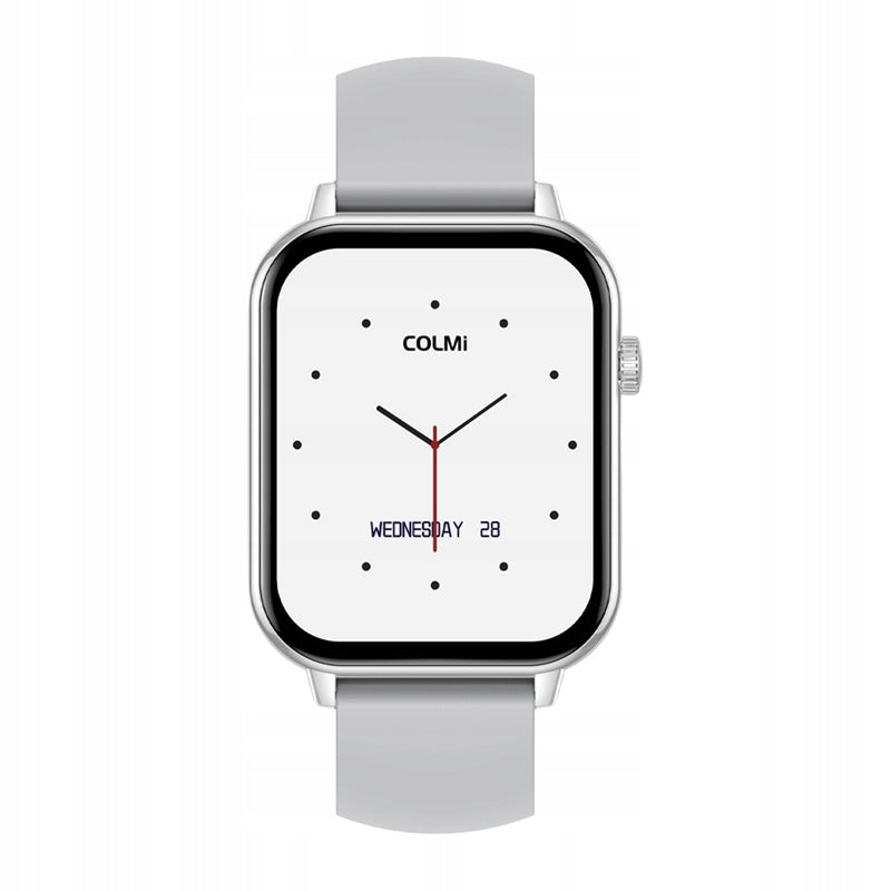 COLMI C28 Smartwatch AI watch AMOLED 1.93" Bluetooth 230 mAh Silver Manufacturer code C28-silver silicone