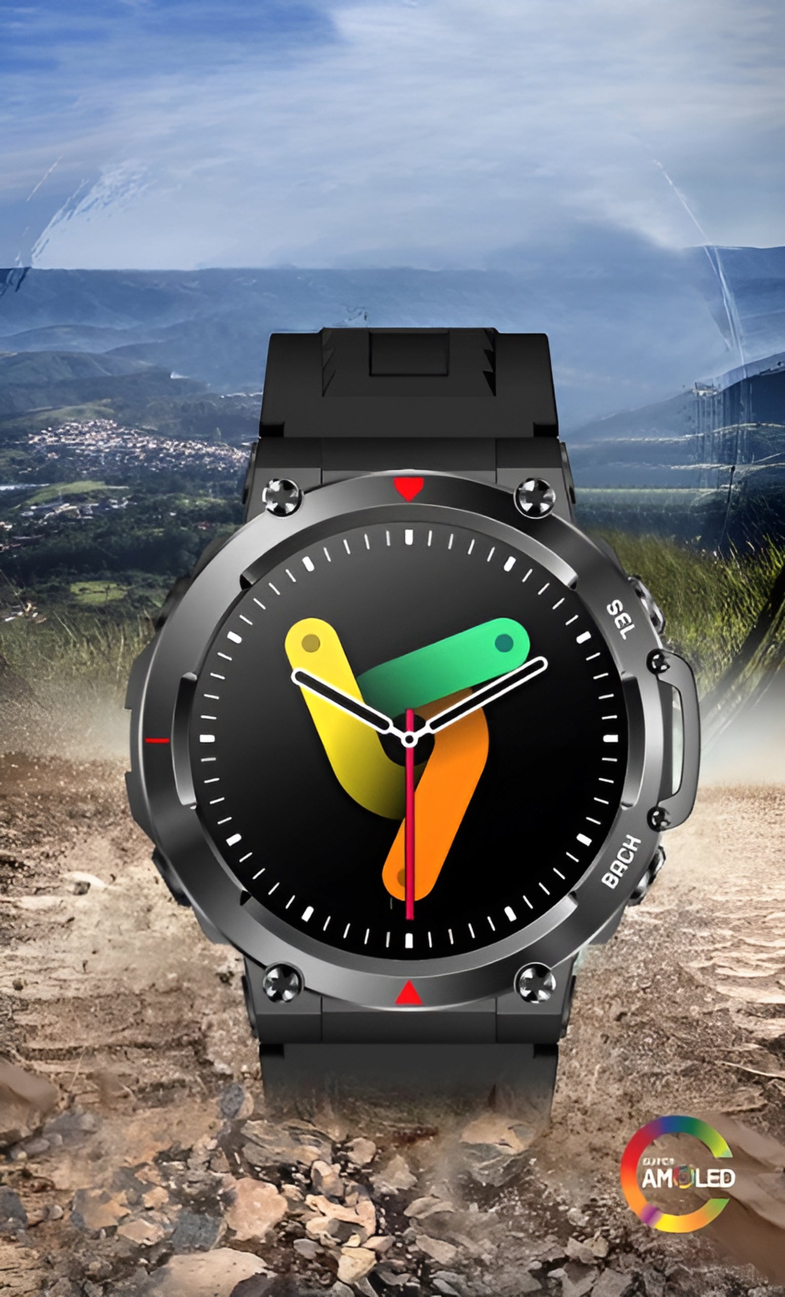 COLMI V70 Smartwatch 1,43″ SUPER AMOLED Bluetooth Call Smart Watch Color black