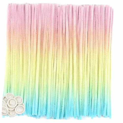 COLOR CHENILLE WIRE FOR DIY CRAFTS SET OF 100 PIECES