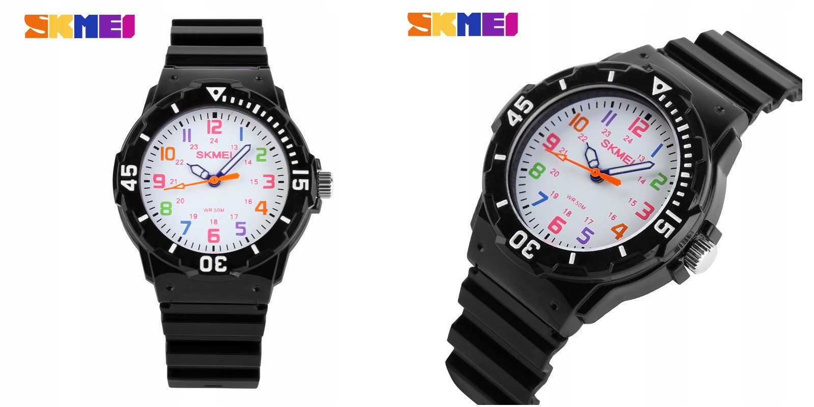 COLORFUL CHILDREN'S WATCH SKMEI HAND FOR GIRL'S BOYFRIEND 7 KOL Brand Skmei
