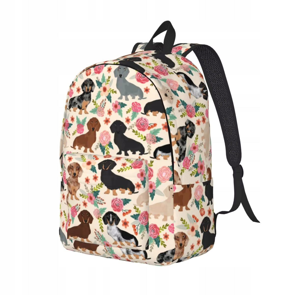 COLORFUL SCHOOL BACKPACK FOR TRIPS FOR DOG FAN DOG DACHSHUND Manufacturer code KARZAR2015