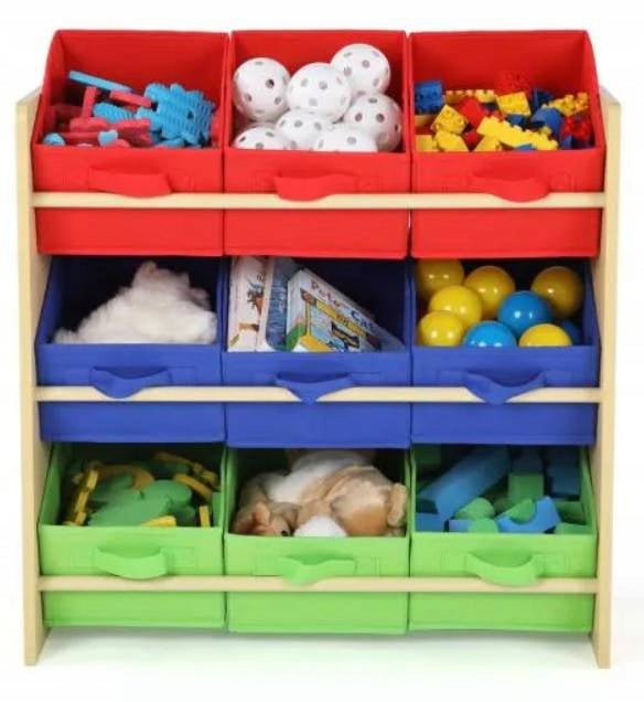 COLORFUL SHELF ORGANIZER CONTAINERS CHILDREN'S TOYS Brand MPMAX
