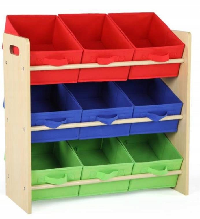 COLORFUL SHELF ORGANIZER CONTAINERS CHILDREN'S TOYS