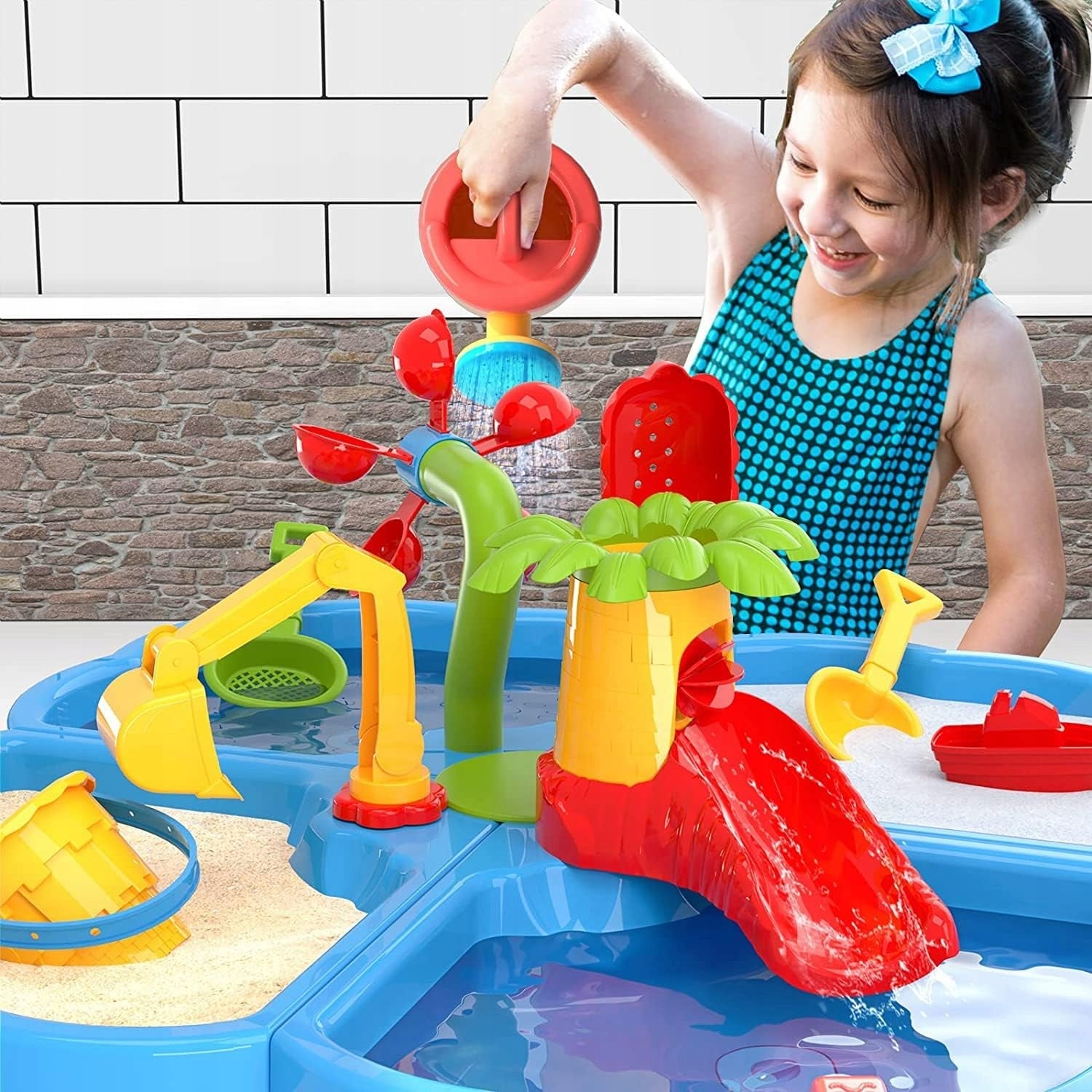 COLORFUL WATER TABLE SANDBOX BEACH FUN CHILD SUMMER +ACCESSORIES Brand no brand