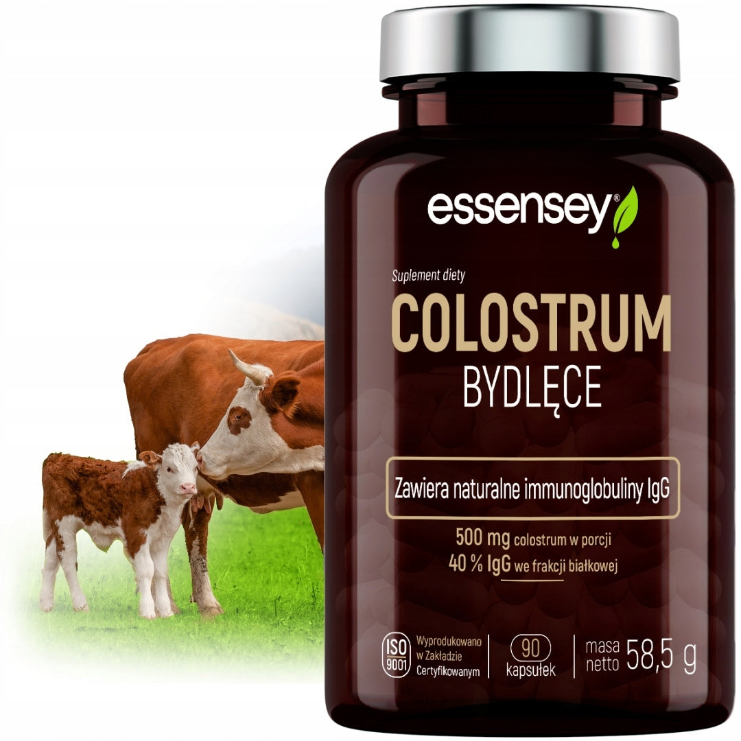 COLOSTRUM Bovine IgG 500 mg 40% 90 Kaps Colostrum from Poland for Resistance