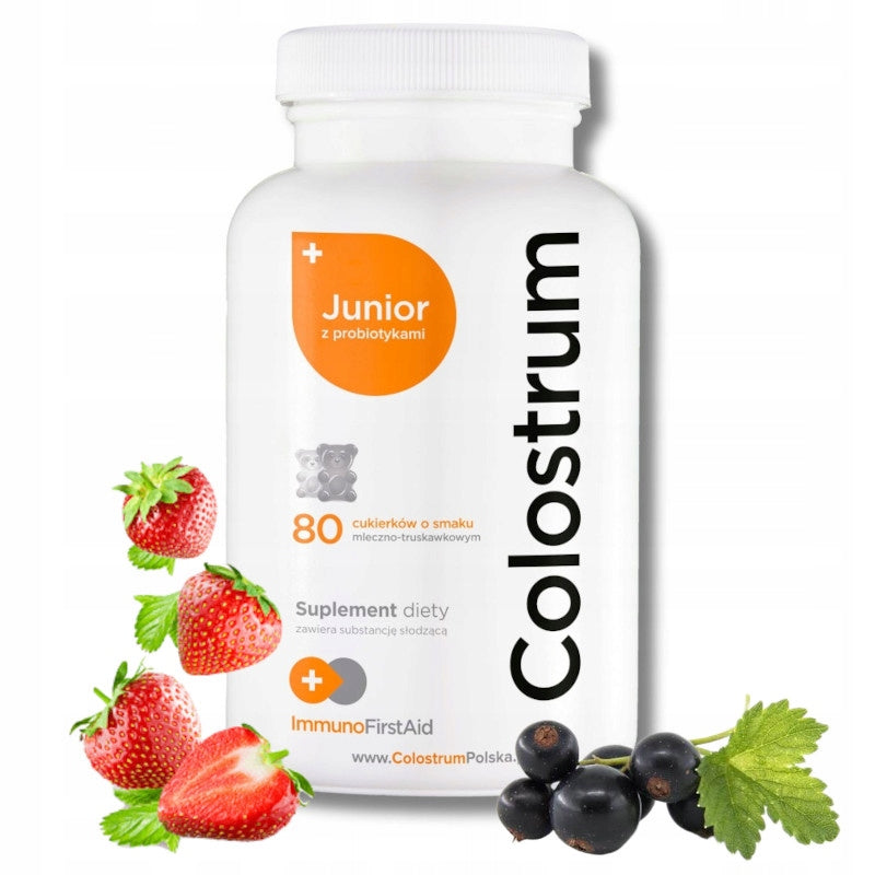 COLOSTRUM JUNIOR for Children PROBIOTYK candy 80 pcs. Colostrum Polska