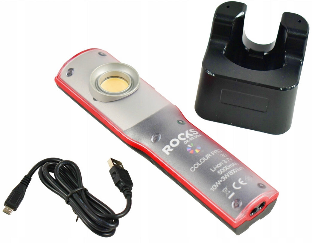 COLOUR MATCH 3D PAINT LAMP, COB LED, 800 LM, 2700/4500/6500 K ROOKS EAN (GTIN) 5903364306229