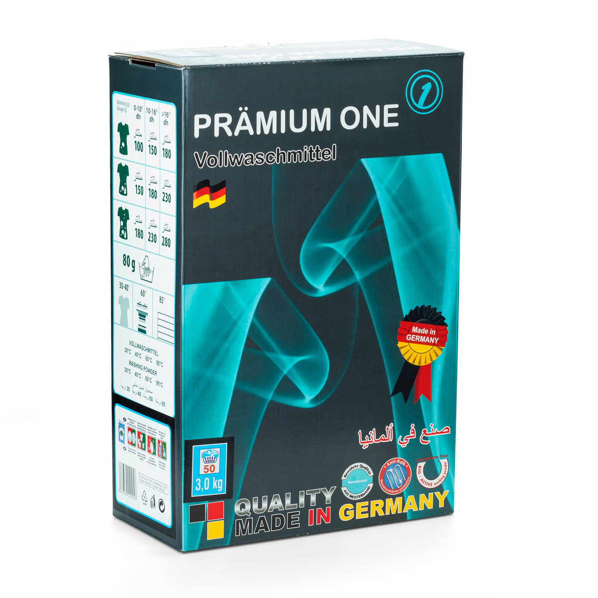 COLOUR WASHING POWDER GERMAN 3KG Manufacturer code PRÄMIUM ONE Color 3kg
