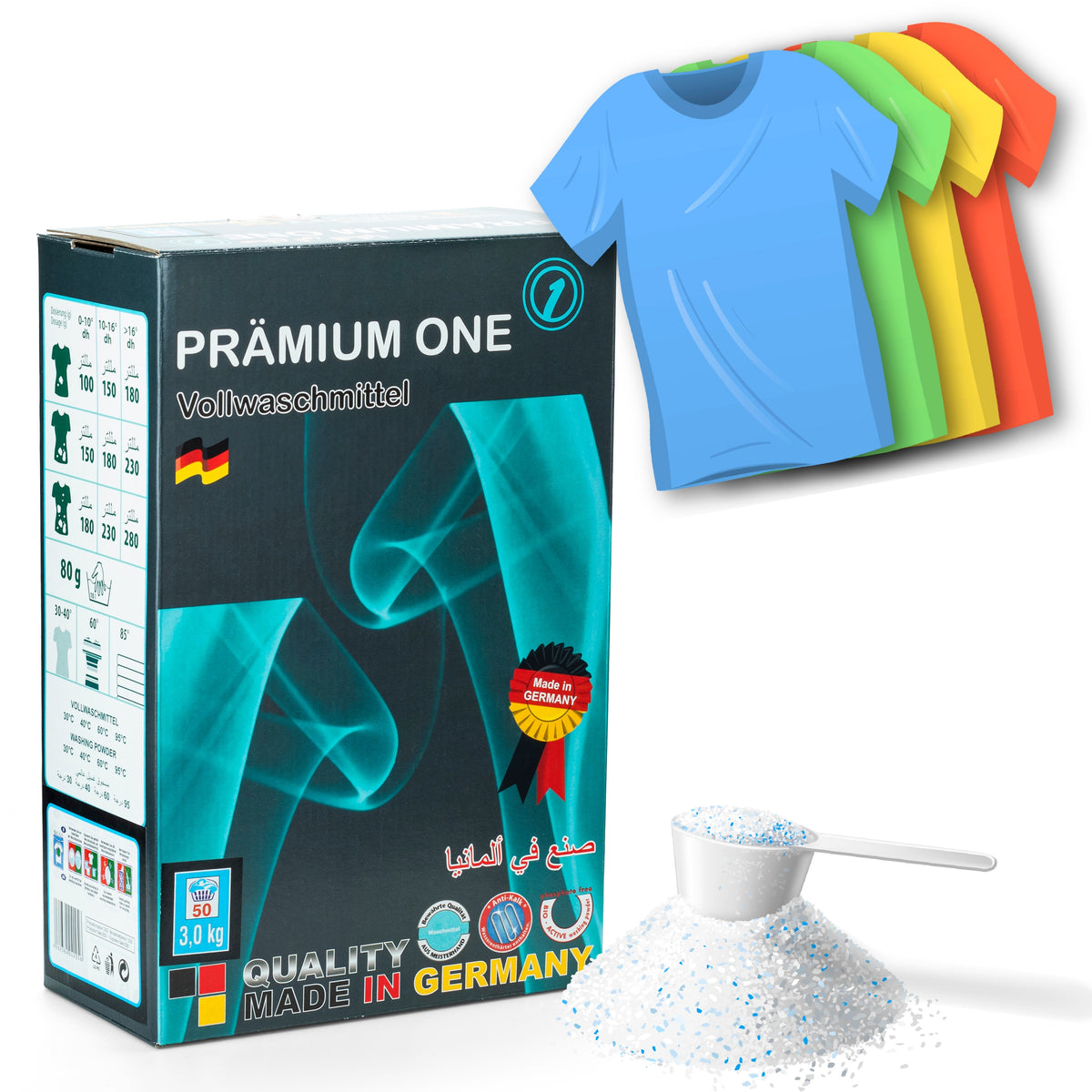COLOUR WASHING POWDER GERMAN 3KG