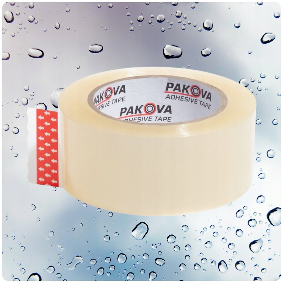 COLOURLESS PACKAGING TAPE 48/100y Adhesive Transparent PAKOVA Brand Pakova
