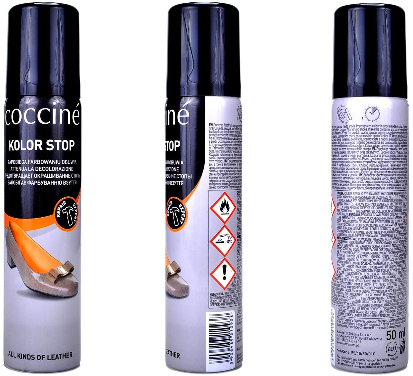 COLOURLESS SKIN LACQUER Spray paint COLOR FIXER after renovation STOP