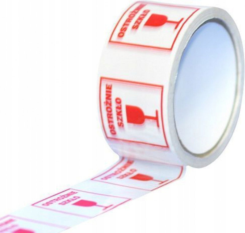 COLOURLESS WARNING PACKING ADHESIVE TAPE