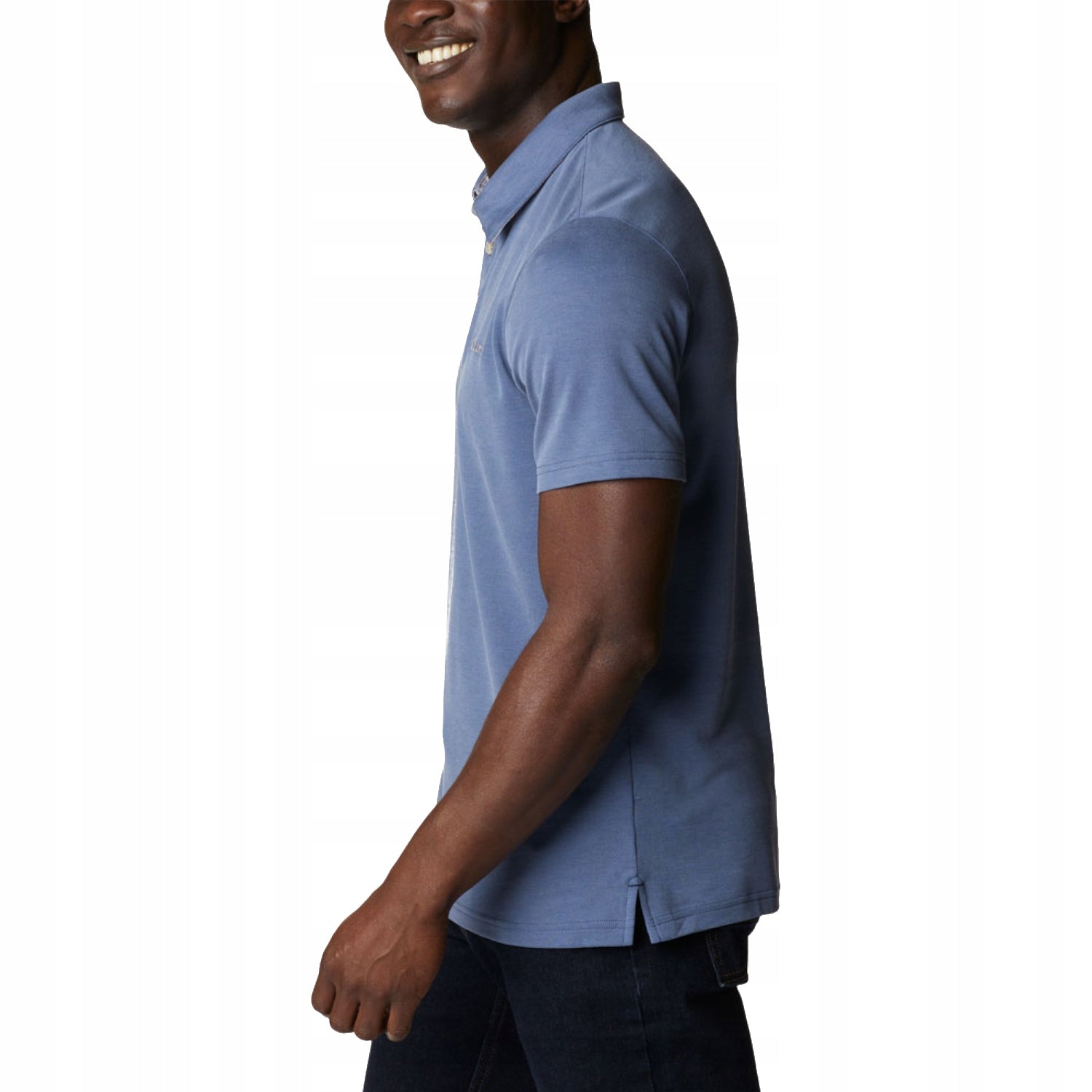 Poloshirt für Herren Columbia, blau 