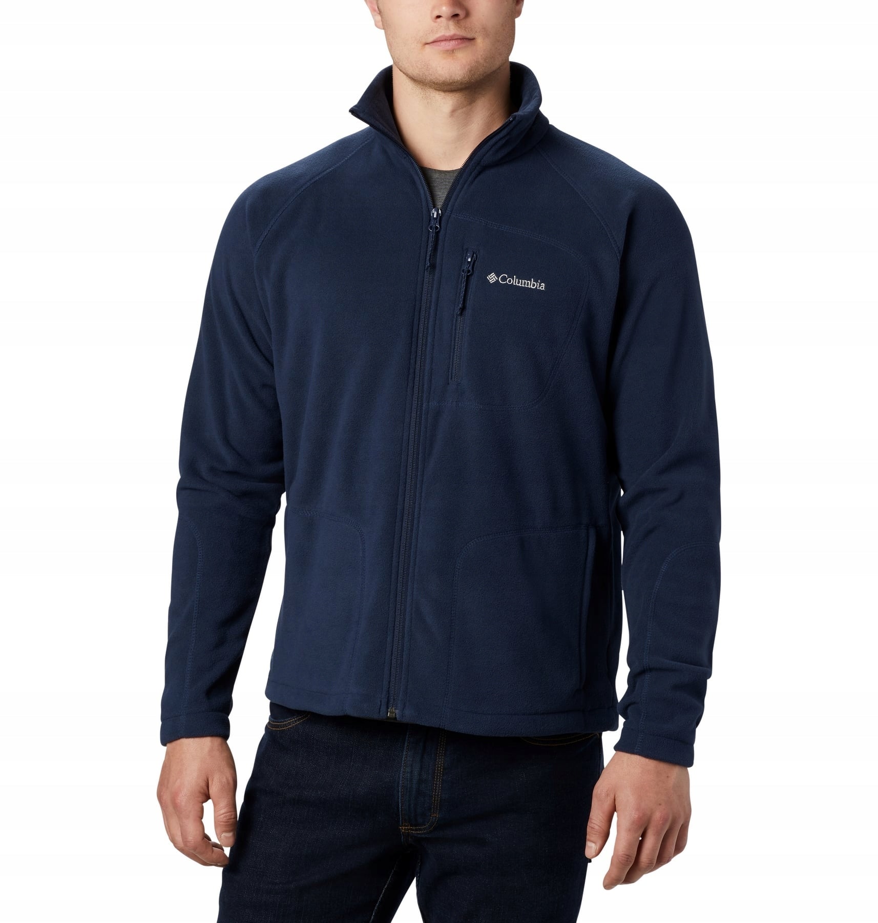 Pullover für Herren Columbia Fast Trek II Full Zip Fleece M 1420421468, blau 