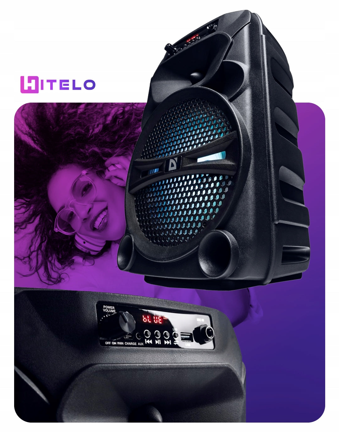 COLUMN 1000W WIRELESS SPEAKER BOOMBOX MOBILE SOUND SYSTEM EAN (GTIN) 5906530451709