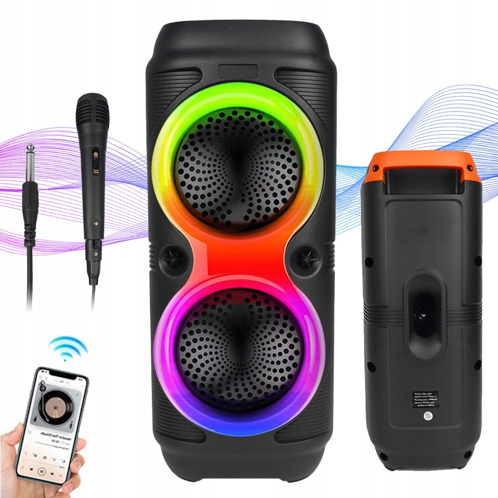 COLUMN 10W WIRELESS SPEAKER BOOMBOX MOBILE SOUND SYSTEM