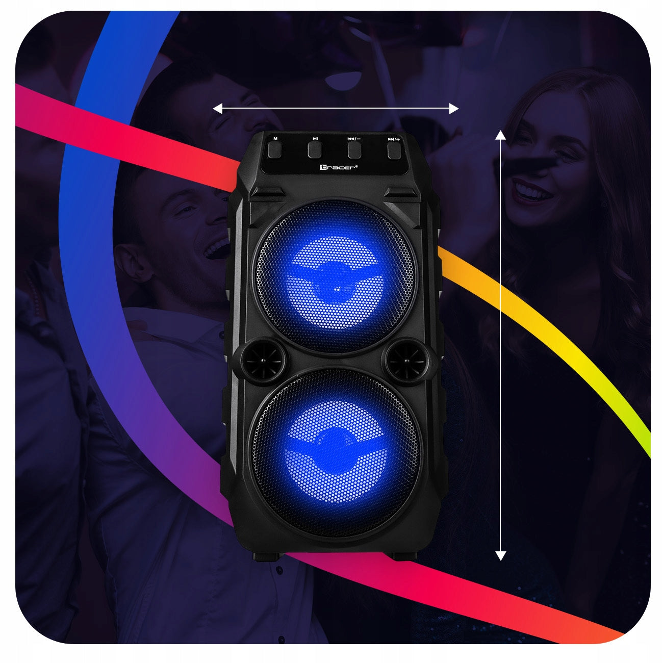 COLUMN 700W WIRELESS BLUETOOTH SPEAKER BOOMBOX MP3 PLAYER EAN (GTIN) 3221325460172