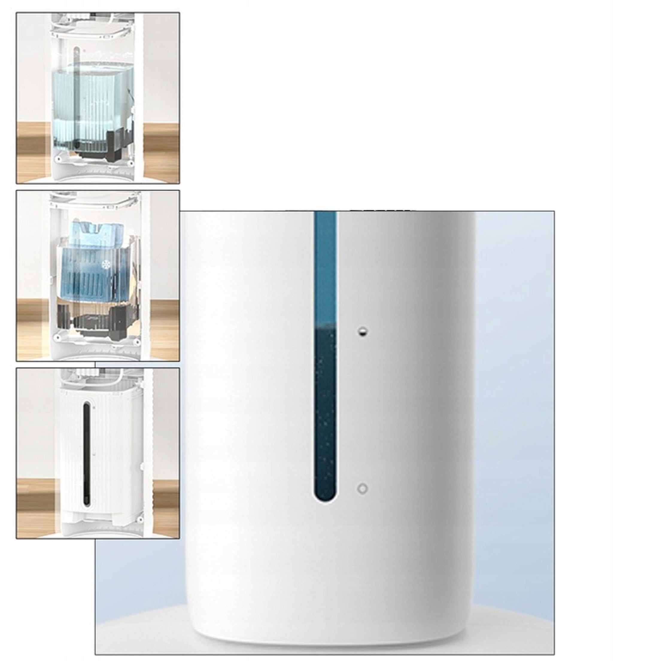 COLUMN FAN COOLING HUMIDIFICATION AROMOTHERAPY XXL LED REMOTE CONTROL 60W Fan type column
