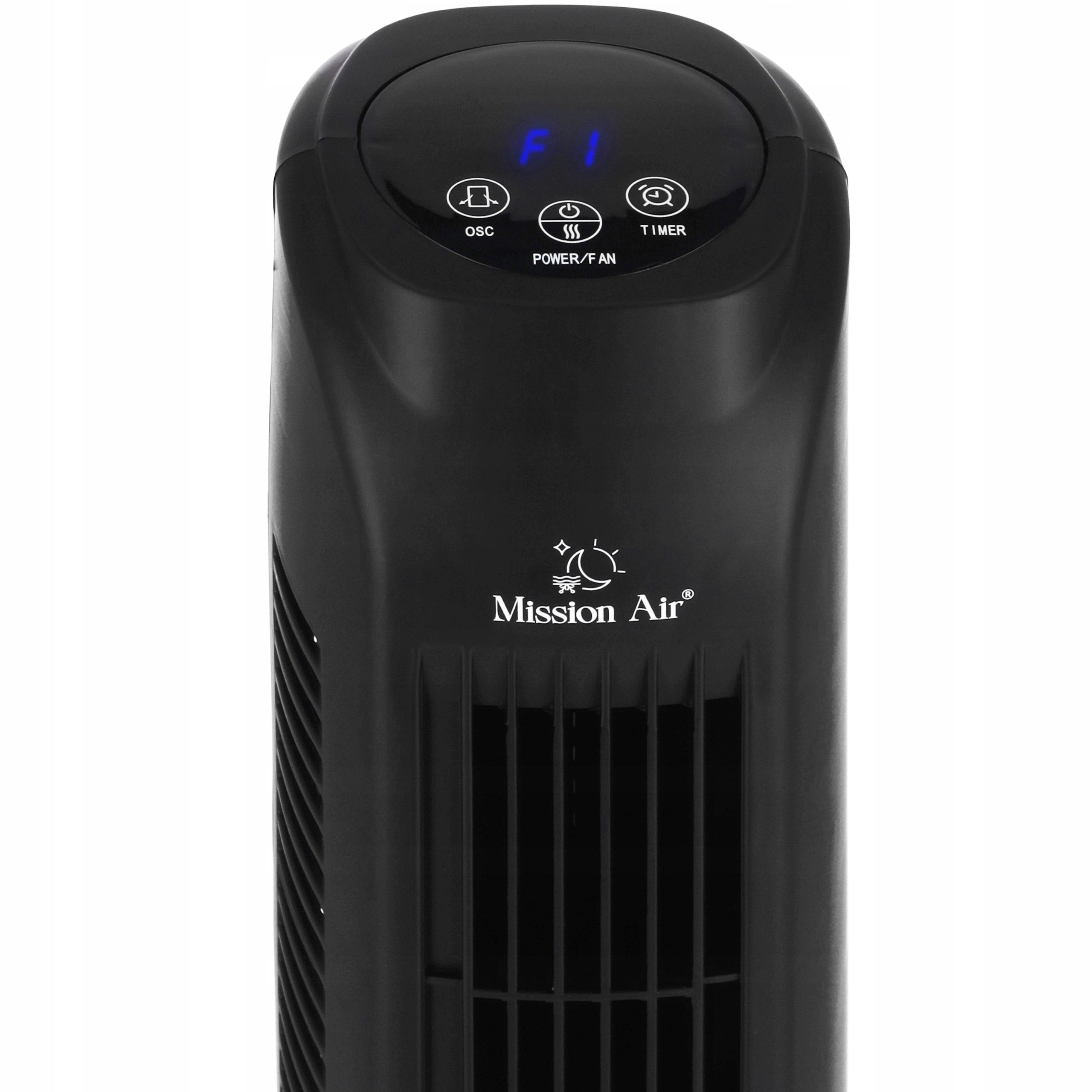 COLUMN FAN Floor Standing Fan Quiet Swing TOWER FAN black Brand Mission Air
