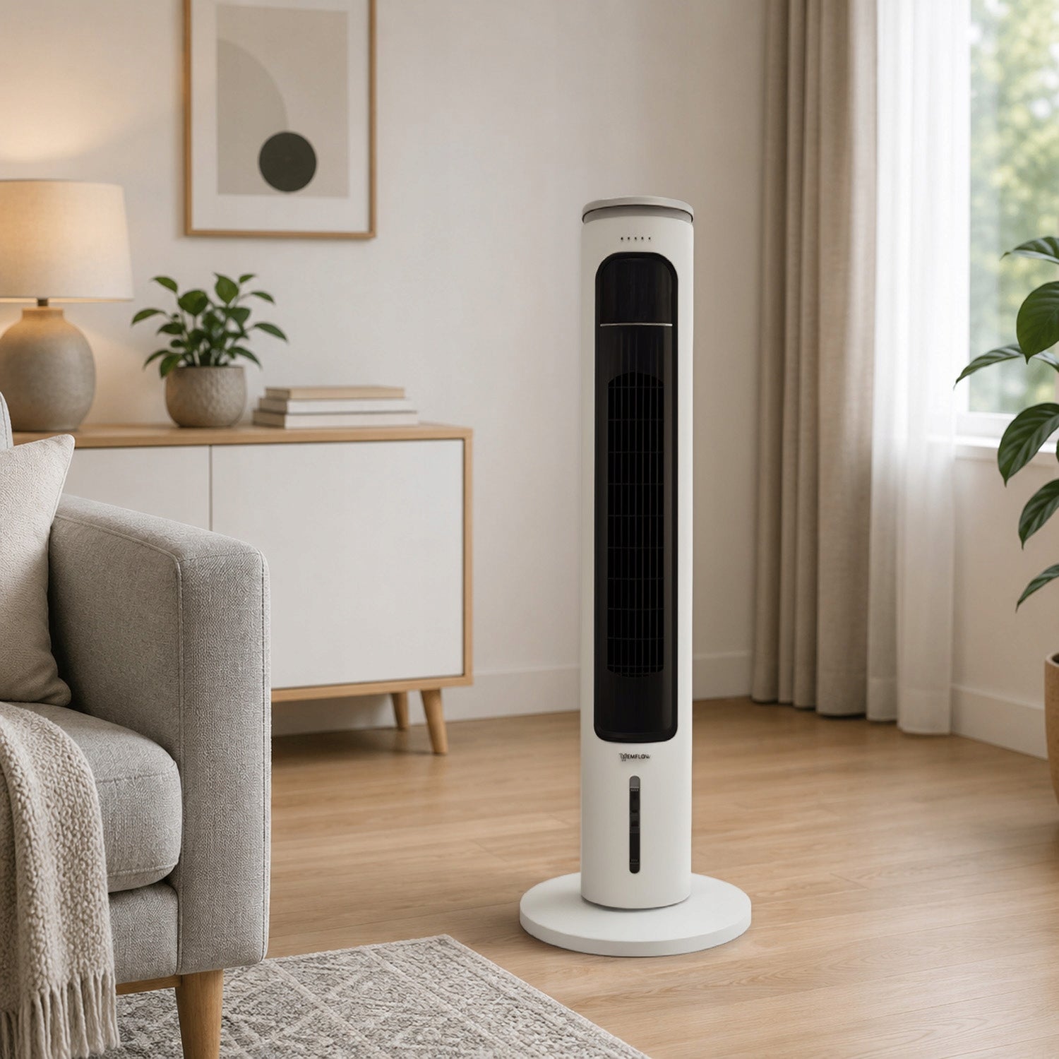 COLUMN WATER AIR CONDITIONER 200W PORTABLE AIR CONDITIONER FAN QUIET + REMOTE CONTROL Control electronic