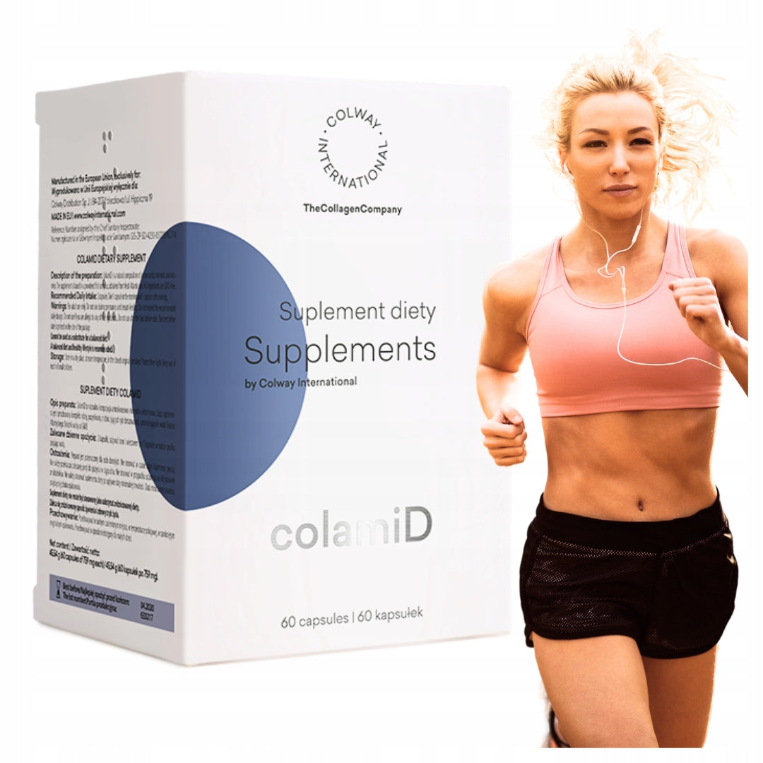 COLWAY ColamiD 60 Caps. D3+K2+Calcium+Phosphorus - For Healthy Efficient Joints and Bones