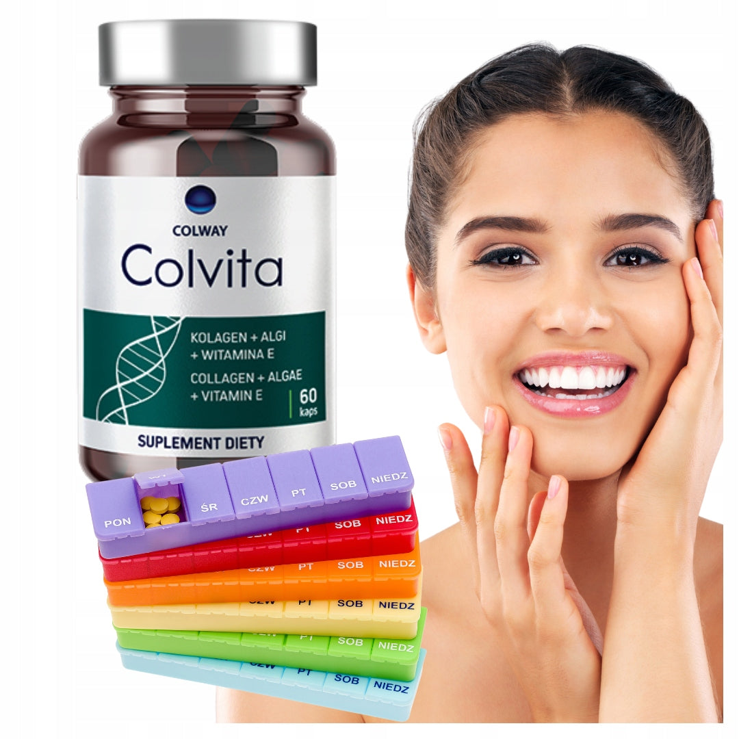 COLWAY Colvita 60 Capsules Collagen Vitamin E For Joints Skin Hair Nails + FREEBIE