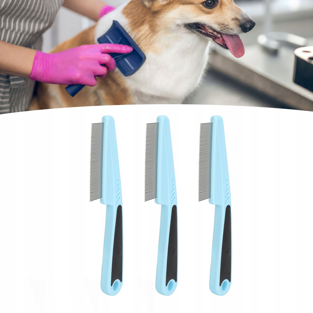 COMB FOR COMBING FLEA LICE TICKS FOR CAT DOG