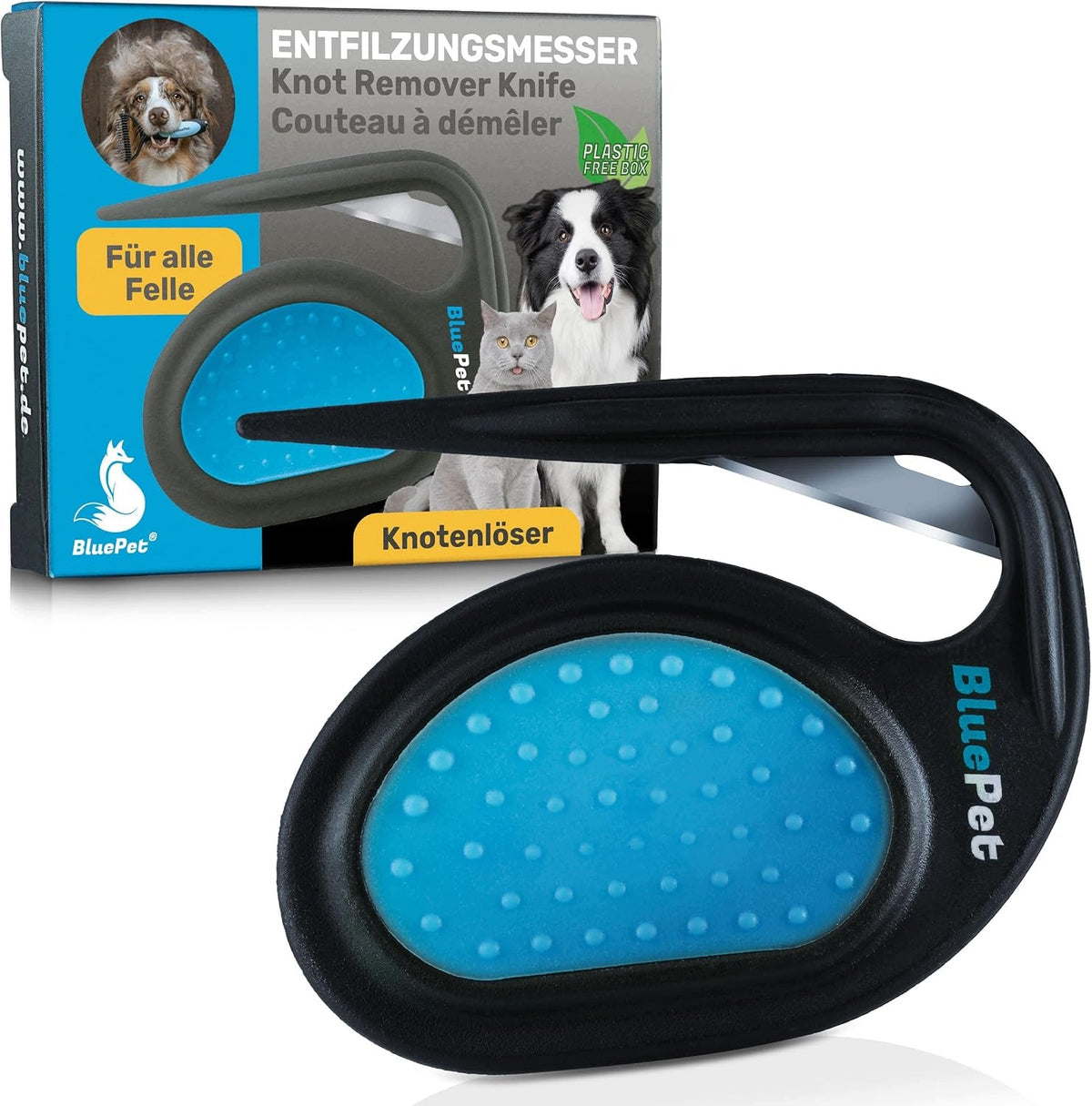 COMB FOR FILING DOGS AND CATS KNIFE FOR KNOTS FELT