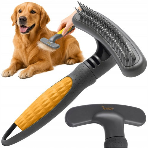 COMB WITH ROTATING TEETH FOR CAT DOG ANIMALS DOUBLE-BREASTED BRUSH
