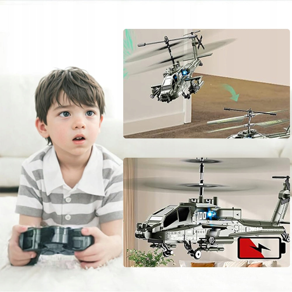 COMBAT HELICOPTER RC 24G DURABLE LED PRECISE CONTROL 2 BATTERIES Brand no brand
